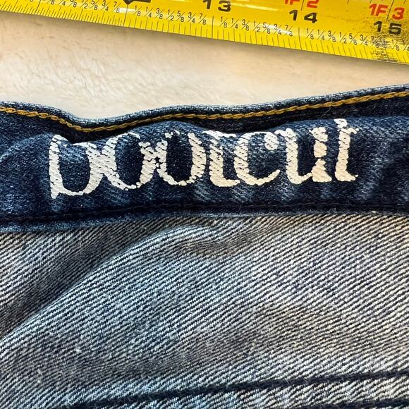 Ocean Pacific Men's Jeans Bootcut Dark Wash Blue Denim Size 38x30 Vintage 90s - Picture 5 of 7